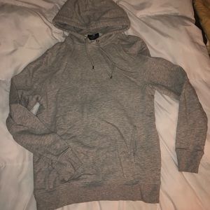 H&M mens light grey hoodie